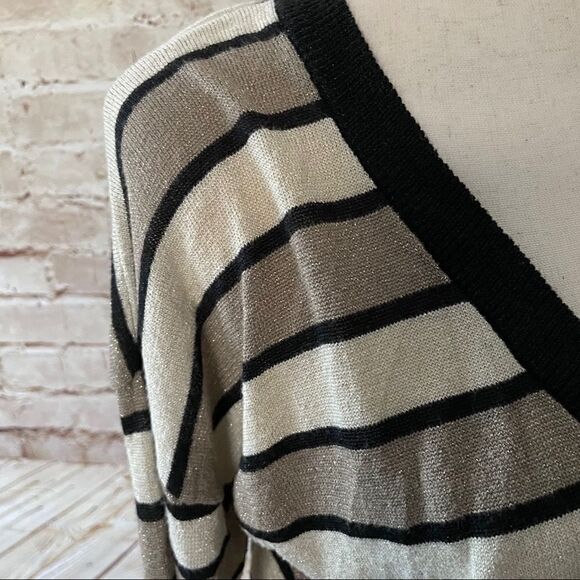 Chaser striped metallic dolman sweater - Picture 3 of 5